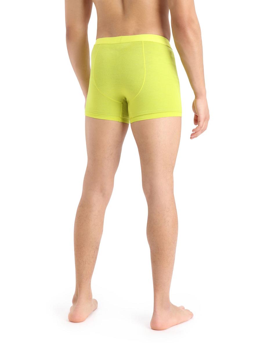 Bielizny Icebreaker Cool-Lite™ Merino Anatomica Boxers Męskie Żółte | PL 1629NWYB